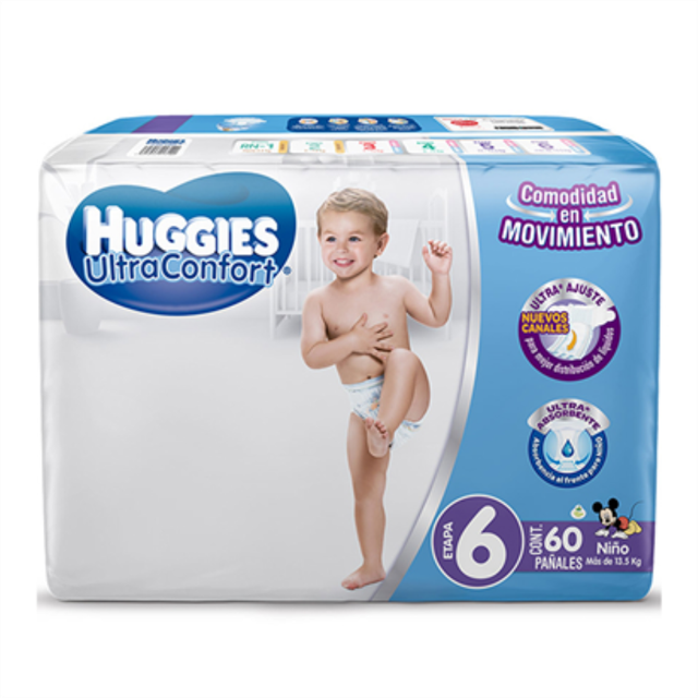 Huggies Ultraconfort Boy's Diaper T-6 (36pack)