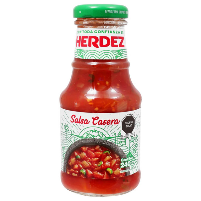 Salsa Casera Roja Herdez (453grs)