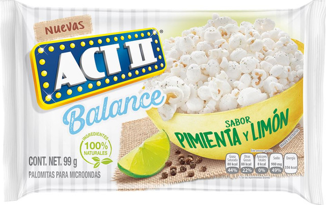 Pepper Lime Microwave Popcorn ACT II (ea)