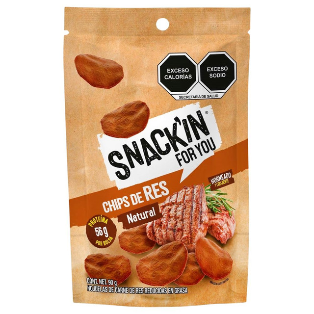 Natural Beef Jerky Chips (bag)