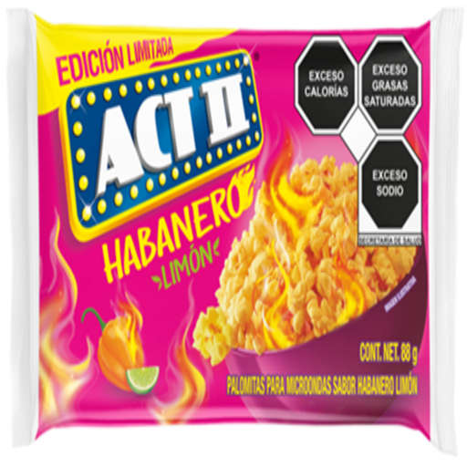 Habanero Microwave Popcorn ACT II (ea)