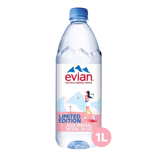 Natural Mineral Water Evian (32oz)