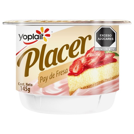 Yogurt Cremoso Pay De Fresa Placer (145grs)