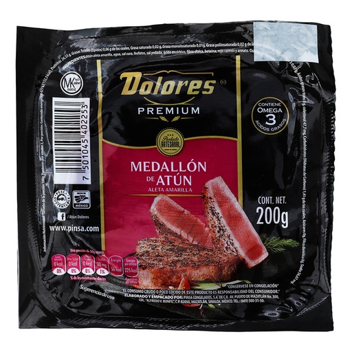Frozen Tuna Medallion (7oz)